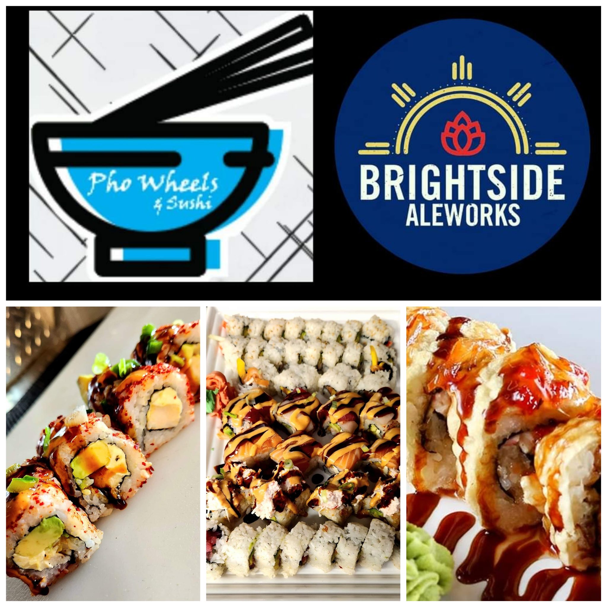 Sushi making class at Brightside Aleworks