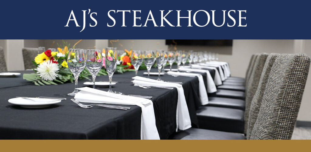 aj's steakhouse party room